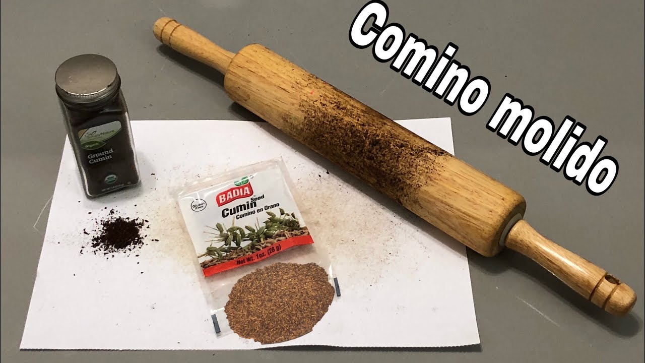 Como hacer comino molido natural desde casa/paso a paso.