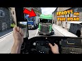 Idiots on the road 104  hidden admin banning people  real hands funny moments  ets2 multiplayer