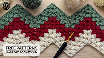 SUPER EASY Crochet Pattern for Beginners (1 ROW REP)! ⚡️🎁 LOVELY Crochet Stitch for Baby Blanket