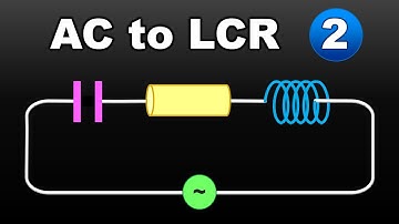 AC voltage to LCR circuit (Analytical Solution) || AC - 6 || in Hindi for Class 12