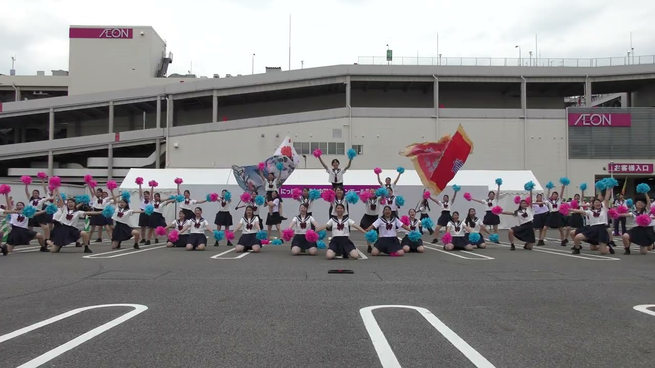 4K 中京高校保育class『love kids』 にっぽんど真ん中祭り 熱田イオン