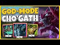 CHO’GATH IS BIGGER THAN MID LANE IN S11! NEW SUPER TANK 1V9 STRATEGY! - League of Legends