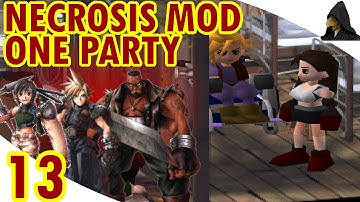 FF7 - One-Party True Necrosis Mod - #13 - Northern Crater & Huge Materia