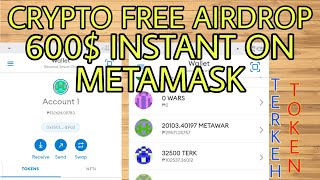 LEGIT FREE AIRDROP TOKEN 2022 TAGALOG TERKEH TOKEN 600$ INSTANT ON METAMASK | Kitchenicas Vlog