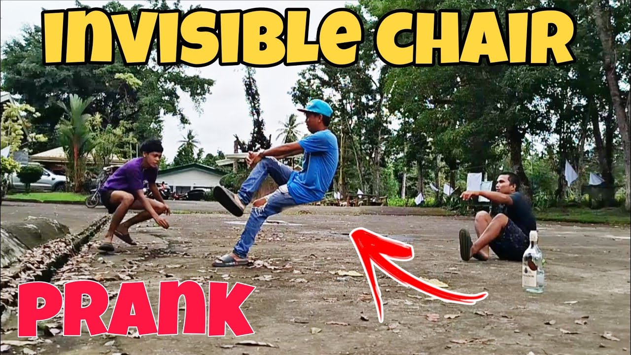 INVISIBLE CHAIR PRANK FUNNY VIDEO