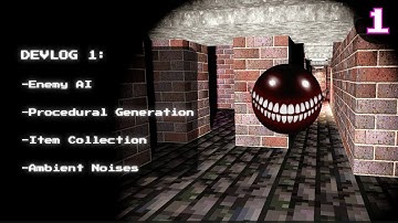 Devlog 1 - Randomized Dungeon, Enemy Pathfinding