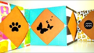 {DIY} Photo Display Stand Tutorial with Cardboard Backing ♥︎ DIY ♥︎ Cardboard Kawaii Tutorial to create an accordion origami book ✖SUBSCRIBE if you