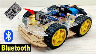 How to make Bluetooth Control Robot using Nodemcu32 Science Project | inspire award science project