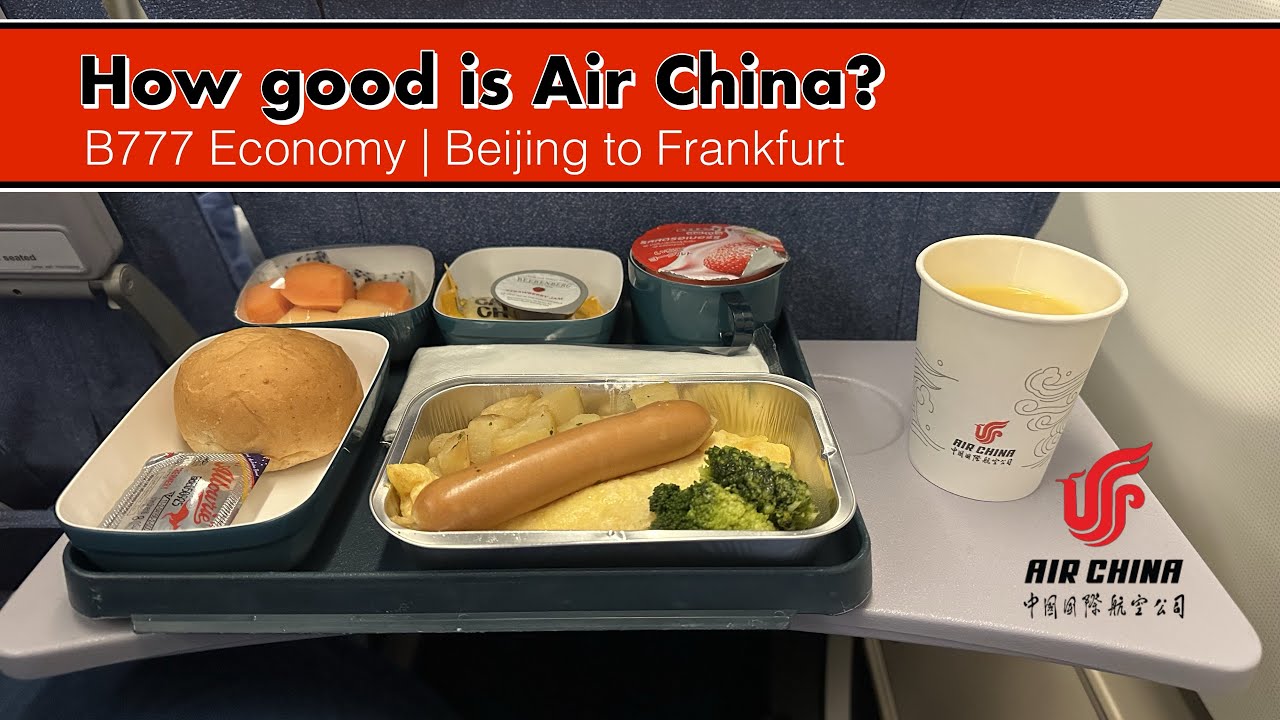 How good is Air China? | Economy Class Review | B777-300ER | Beijing - Frankfurt | BEST SEATS!