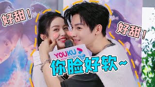 周也cp感有多强？侯明昊被她拿捏得死死地，王鹤棣一看她就笑#周也 #王鹤棣 #侯明昊