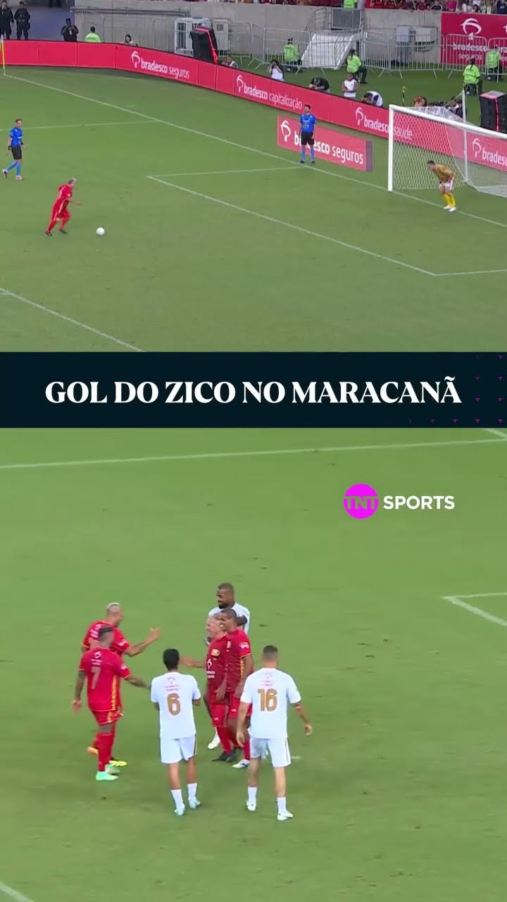 O ZICO NO MARACANÃ É UMA COISA MÁGICA! CLARO QUE ELE CRAVOU DE NOVO NO JOGO DAS ESTRELAS #shorts