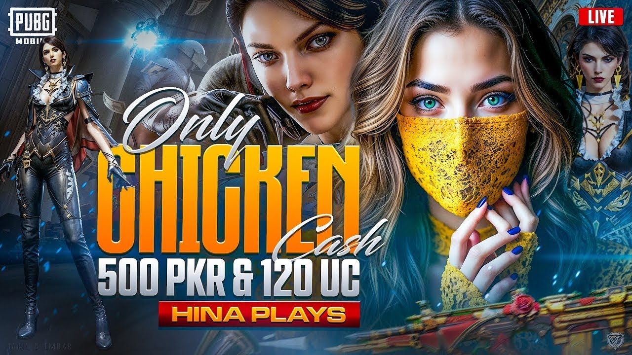 PUBG Mobile Live | 720 & 360 UC and Cash Custom Rooms | Pubg Custom Rooms | Hina Plays is Live