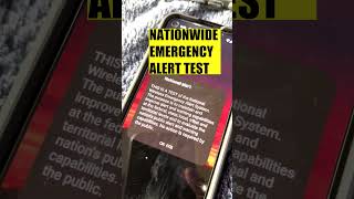 Nationwide Emergency Alert Test for Oct. 4