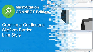 3D Line Styles - Creating a Continuous Slipform Barrier Line Style