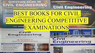 BEST BOOKS FOR CIVIL ENGINEERING COMPETITIVE EXAMS