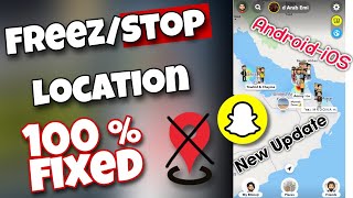 FIXED💯 How to Stop location on Snapchat - Freez Location - Snapchat New Update