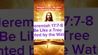 Jeremiah 17:7-8 – Be Like a Tree Planted by the Waters