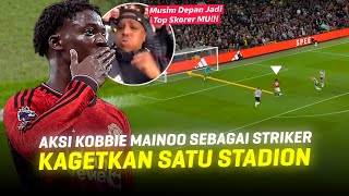 Bermain Diluar Zona Nyamannya!! Lihat Aksi Kobbie Mainoo Saat Dimainkan Sebagai Striker vs Newcastle