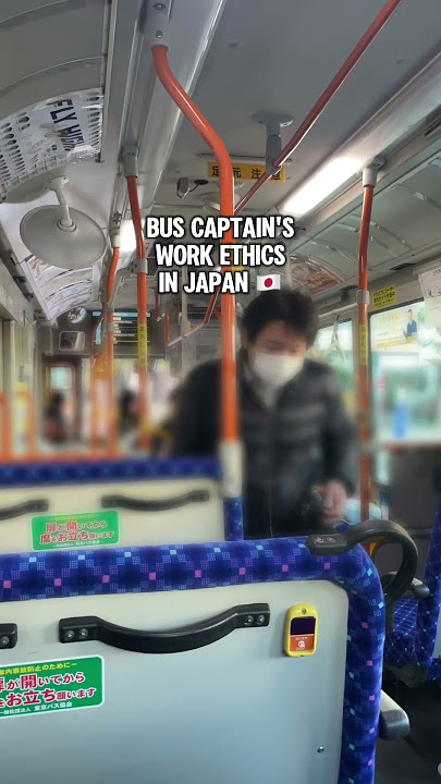 In Japan, bus drivers show respect to passengers at all times as they get on and off the bus #japan