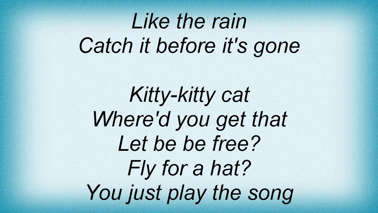 Amon Tobin Kitty Cat Lyrics YouTube