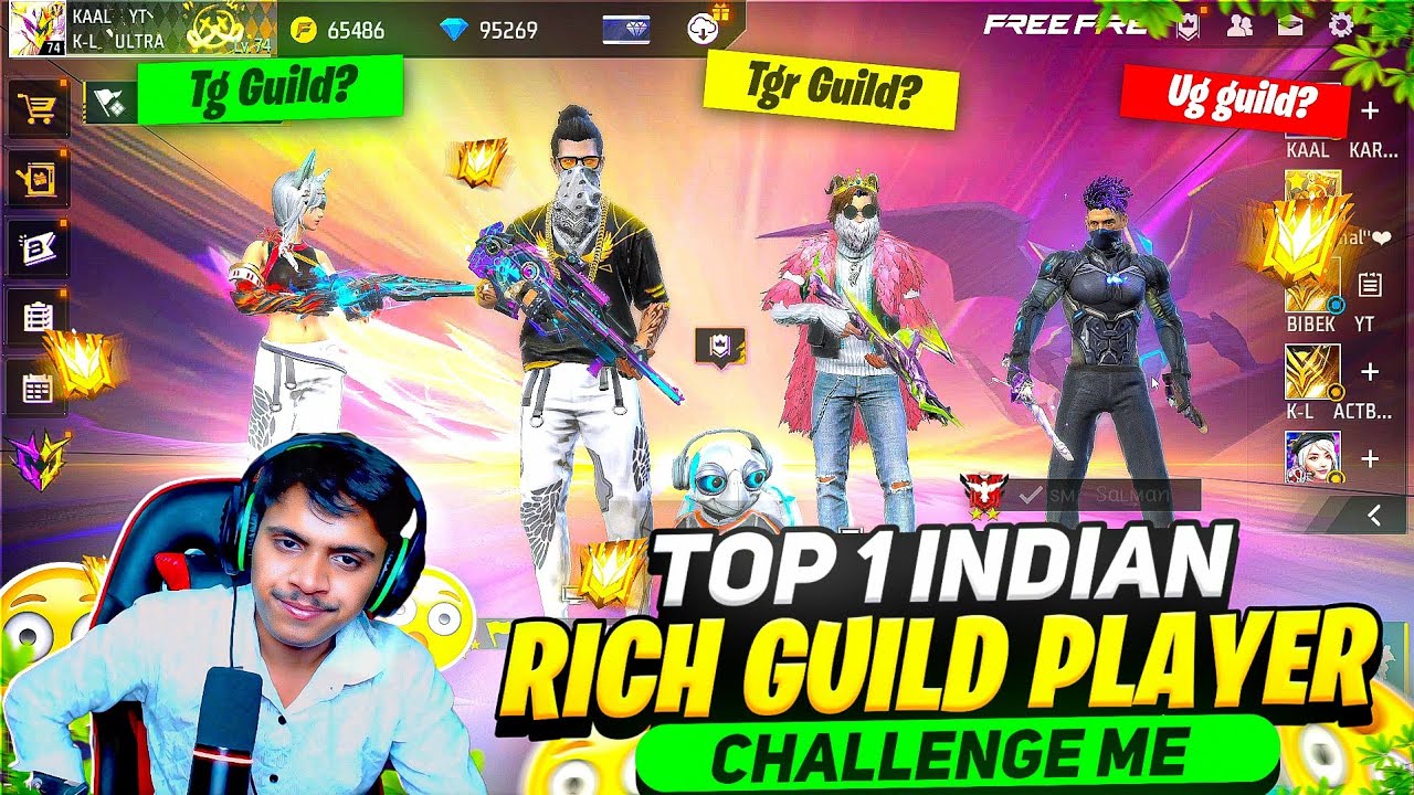 TOP 1 GLOBAL PLAYER VS 3 RED CREMINAL || GRANDMASTER PLAYER CALL ME ...