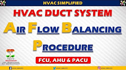 HVAC Duct Air Balancing Calculation - (HVAC Training)