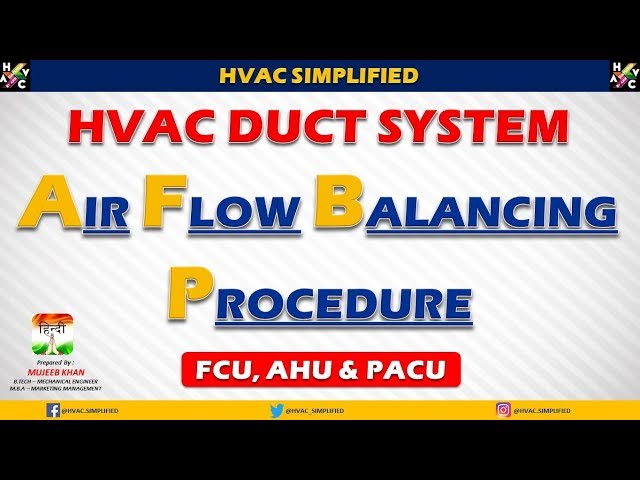 HVAC Training - Duct Air Balancing Calculation - YouTube
