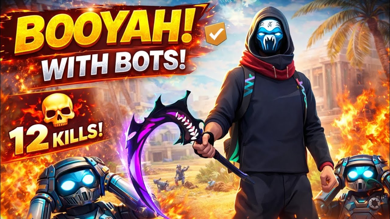 BOOYAH! With Bots In FREE FIRE 🔥 | Br Ranked | - YouTube