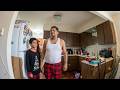 An irresponsible couple violently fights in front of their children, ultimately leading to an arrest