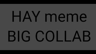 HAY MEME // BIG COLLAB // Flash warning! // reupload because im so dumb.
