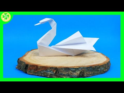 Wideo: Jak Złożyć łabędzia Origami