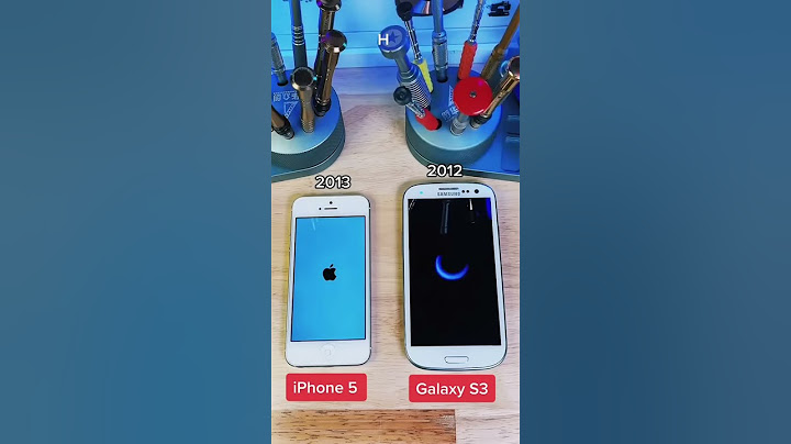 Samsung S3 vs iPhone 5 which one turn on first?                #poweron #phones #test #galaxy