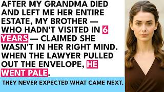 After My Grandma Died and Left Me Everything, My Brother Claimed She Wasn't in Her Right Mind....