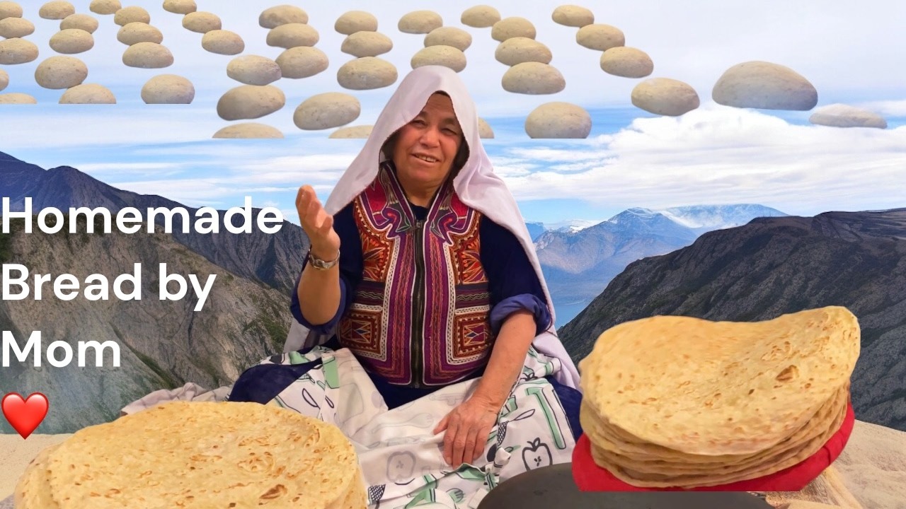 Mom Making Traditional Afghan Bread Like Old Times#villagelife #food #cooking #viral