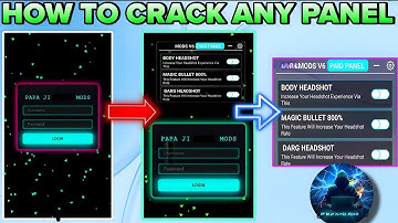 HOW TO CRACK FREE FIRE PANEL 🤯