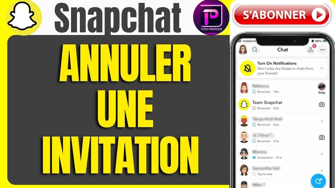 Comment Annuler Une Invitation Sur Snapchat en 2025 (Très Facile)