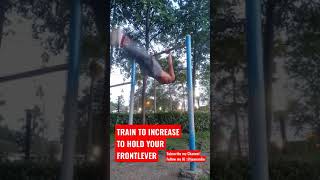 Increase Your Power Of The Frontlever calisthenic sports streetworkout shorts workout