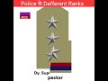 All police ranks   1   police policerank shorts