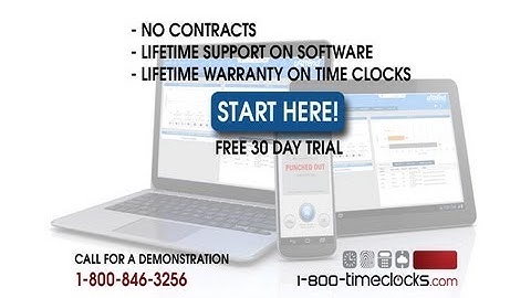 uAttend Web Time Clock and Time and Attendance Solutions | 1-800-TIMECLOCKS