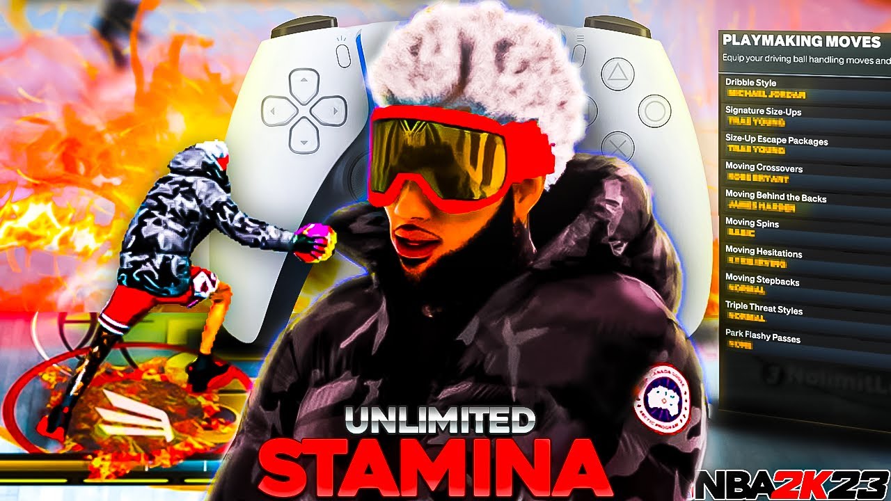 These *NEW* DRIBBLE MOVES Gave Me UNLIMITED STAMINA on NBA