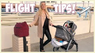 TRAVEL WITH A BABY | FIRST PLANE RIDE TIPS | OLIVIA ZAPO