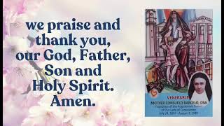 Prayer for the Beatification of Ven.Mo.Consuelo