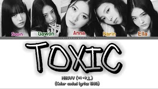 Meovv 미야오-Toxic Color Coded Lyrics Eng
