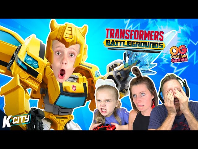 TRANSFORMERS: BATTLEGROUNDS, BEN 10, and ZOIDS!!! (SPIN to Play Family Battle!) K-City