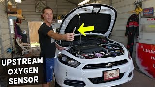 UPSTREAM OXYGEN SENSOR REMOVAL REPLACEMENT 2.4 MULTIAIR DODGE DART CHRYSLER 200 JEEP CHEROKEE