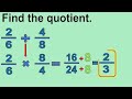 Division of Fraction