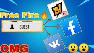 HOW TO LOGIN FREE FIRE GUEST ACCOUNT WITH FACEBOOK Vk LOGIN SUCCESSFUL & CONNECT TO BOOYAH APP screenshot 5