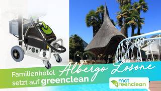Das Familienhotel Albergo Losone löst hartnäckige Reinigungsprobleme mit mct greenclean.