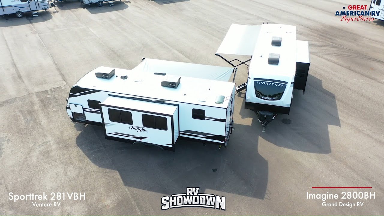 RV Showdown at Great American RV Venture Sporttrek 281VBH vs Grand