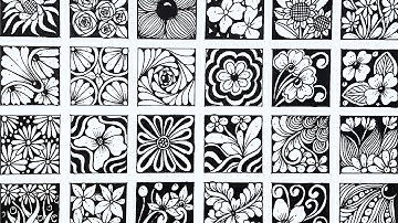 24 Zentangle Patterns You Should Try For Beginners | Zentangle Patterns For Beginners